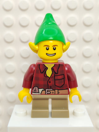 Elf - Dark Red Flannel Shirt, hol050 Minifigure LEGO®   