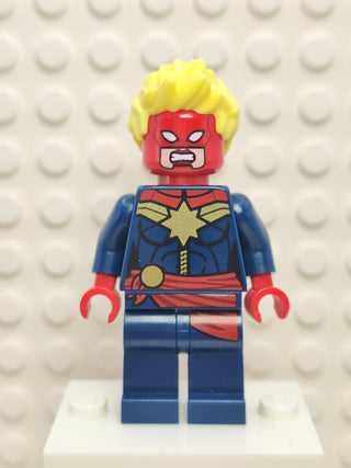 Captain Marvel, sh0226 Minifigure LEGO® With Masked Head  