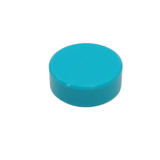 Tile Round 1x1, Part# 98138 Part LEGO® Medium Azure  