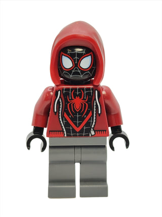 Spider-Man (Miles Morales) - Dark Red Hood, sh943 Minifigure LEGO®   