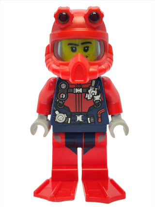 Scuba Diver - Male Smirk, cty1166 Minifigure LEGO®   