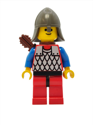 Scale Mail - Dark Grey Neck-Protector with Quiver, cas165a Minifigure LEGO®   