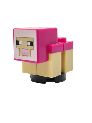 Minecraft Lamb - Magenta Head, minesheep14 Minifigure LEGO®   