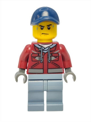 Explorer - Dark Red Hooded Sweatshirt, cty1172 Minifigure LEGO®   