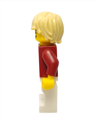 Car Driver - Man with Dark Red Jacket, cty1236 Minifigure LEGO®   