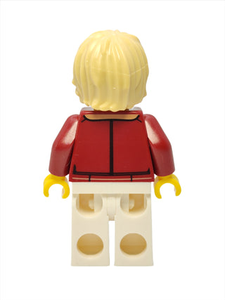 Car Driver - Man with Dark Red Jacket, cty1236 Minifigure LEGO®   