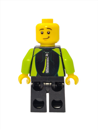 Coast Guard Diver - Black Wetsuit with White Logo, cty0797 Minifigure LEGO®   