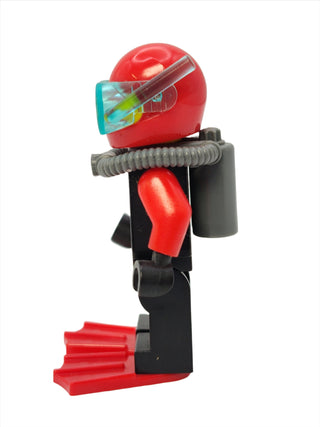 Scuba Diver - Male with Red Flippers, cty0558 Minifigure LEGO®   