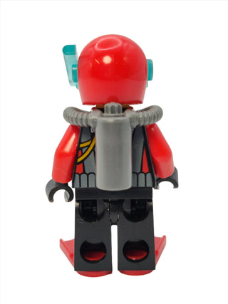 Scuba Diver - Male with Red Flippers, cty0558 Minifigure LEGO®   