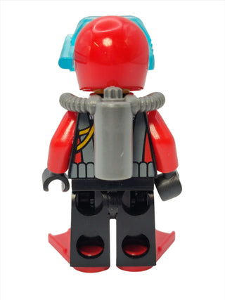 Scuba Diver - Female with Red Flippers, cty0559 Minifigure LEGO®   