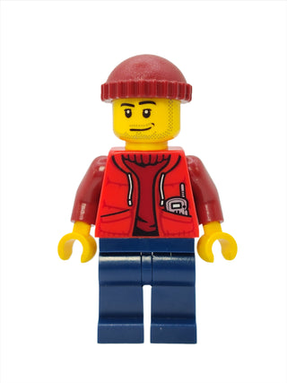 Deep Sea Submariner Male - Dark Red Knit Cap, cty0566 Minifigure LEGO®   