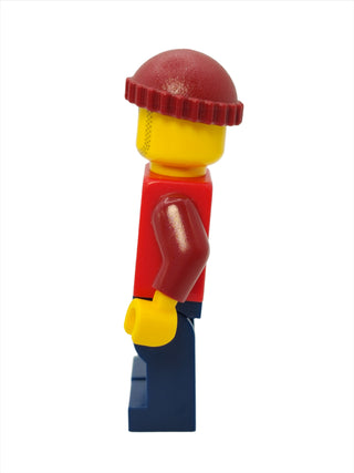 Deep Sea Submariner Male - Dark Red Knit Cap, cty0566 Minifigure LEGO®   