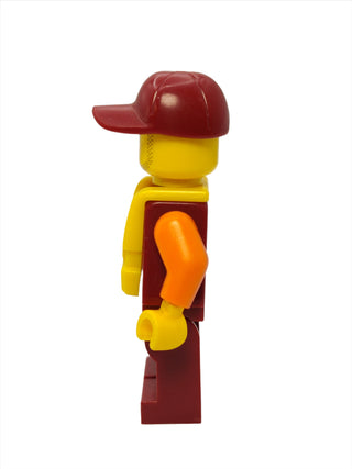 Lifeguard - Dark Red Cap and Life Jacket, cty0810 Minifigure LEGO®   