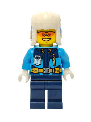 Arctic Explorer - Ushanka Hat with Orange Sunglasses, cty0928 Minifigure LEGO®   