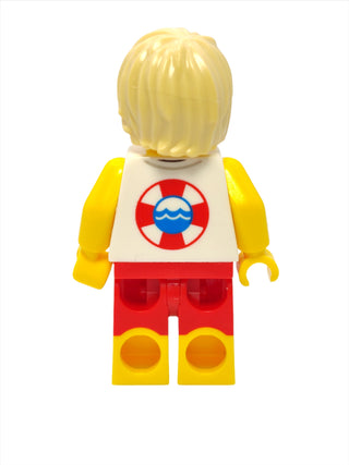 Beach Lifeguard - Male with White Shirt, cty1388 Minifigure LEGO®   