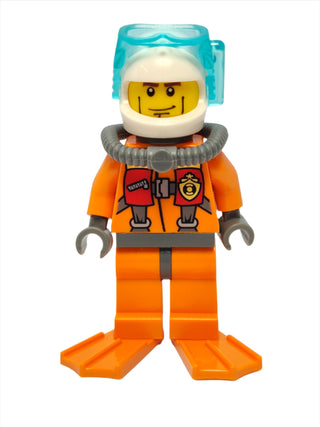 Coast Guard - Diver, cty0412 Minifigure LEGO®   