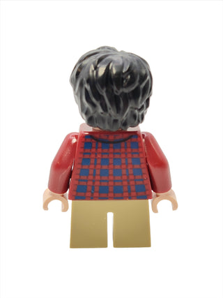 Harry Potter - Dark Red Plaid Flannel (Tan Short Legs), hp481 Minifigure LEGO®   