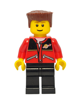 Red Jacket with Zipper Pockets and Classic Space Logo, trn140 Minifigure LEGO®   