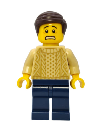 Male with Tan Knit Sweater, twn388 Minifigure LEGO®   