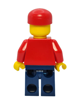 Red Jacket with Zipper Pockets and Classic Space Logo - Red Cap, cty0142 Minifigure LEGO®   