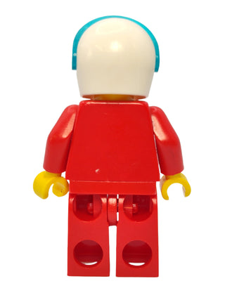 Jacket with Zipper - White Helmet, zip009 Minifigure LEGO®   