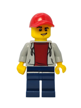 ATV Driver - Male with Open Hoodie, cty0728 Minifigure LEGO®   