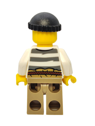 Swamp Police - Crook Male with Dark Bluish Gray Knit Cap, cty0515 Minifigure LEGO®   