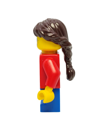 Sweater Cropped with Bow and Ponytail Long French Braided, cty0339 Minifigure LEGO®   