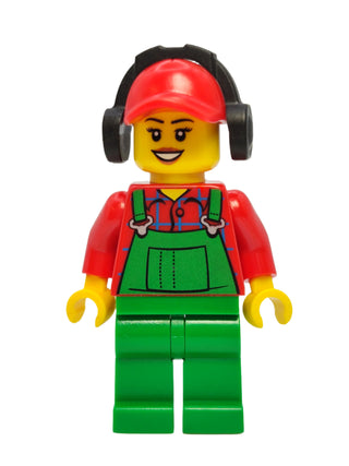 Overalls Farmer Green - Headphones, cty0399 Minifigure LEGO®   