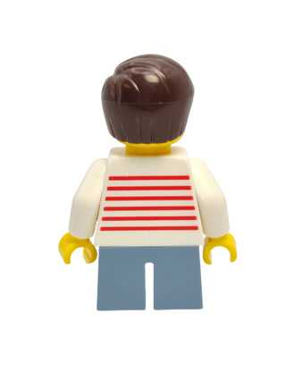 Child - White Sweater with Red Horizontal Stripes, twn415 Minifigure LEGO®   