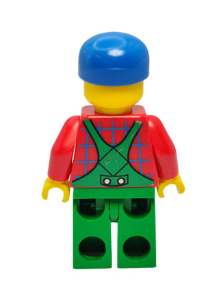 Overalls Farmer Green - Blue Cap, cty0136 Minifigure LEGO®   