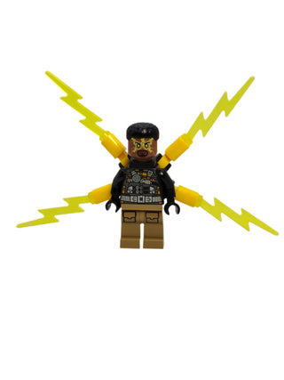 Electro - Black and Dark Tan Outfit with Small Electricity Wings, sh0945 Minifigure LEGO®   