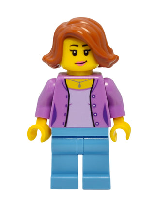 Medium Lavender Jacket over Lavender Shirt, cty0666 Minifigure LEGO®   