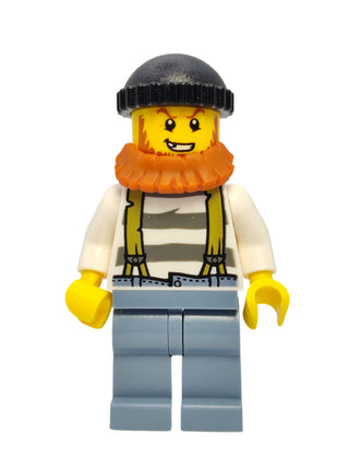 Swamp Police - Crook Male with Dark Orange Beard, cty0513 Minifigure LEGO®   