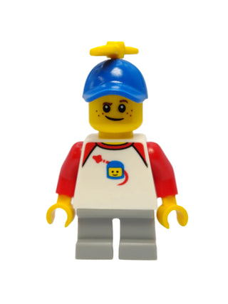 Classic Space Shirt with Red Sleeves and Tiny Yellow Propeller, cty1015 Minifigure LEGO®   