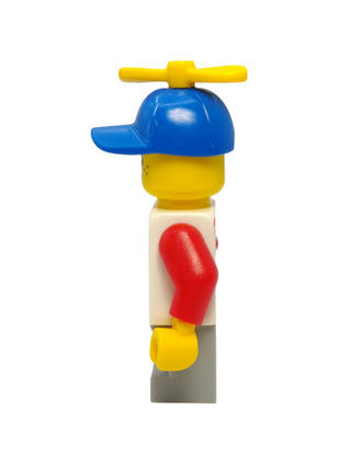 Classic Space Shirt with Red Sleeves and Tiny Yellow Propeller, cty1015 Minifigure LEGO®   