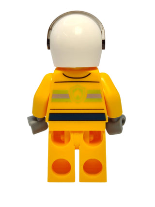 Fire - Bright Light Orange Suit with Scowl, cty0968 Minifigure LEGO®   