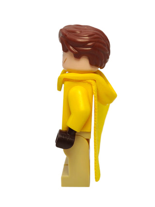 Cedric Diggory - Yellow Hufflepuff Quidditch Uniform with Hood and Cape, hp429 Minifigure LEGO®   