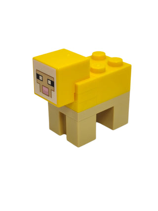 Minecraft Sheep Yellow, minesheep16 Minifigure LEGO®   