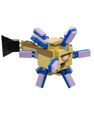 Minecraft Guardian (Dark Tan Plate), mineguardian04 Minifigure LEGO®   