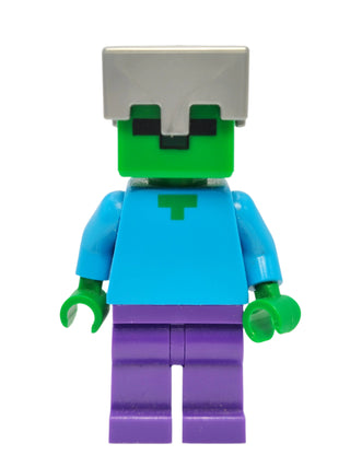 Zombie - Flat Silver Helmet, min131 Minifigure LEGO®   