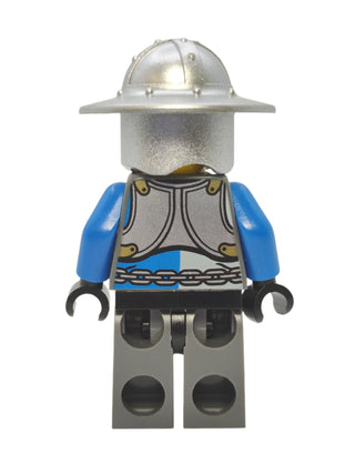 King's Knight Breastplate with Crown and Chain Belt - Cheek Lines, cas520 Minifigure LEGO®   