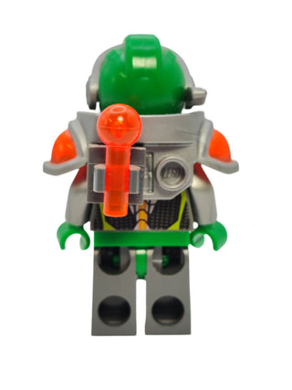 Aaron Fox - Flat Silver Armor with Tow Ball on Back, nex064 Minifigure LEGO®   