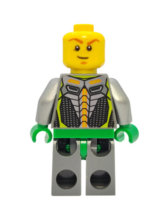 Aaron Fox - Flat Silver Armor with Tow Ball on Back, nex064 Minifigure LEGO®   