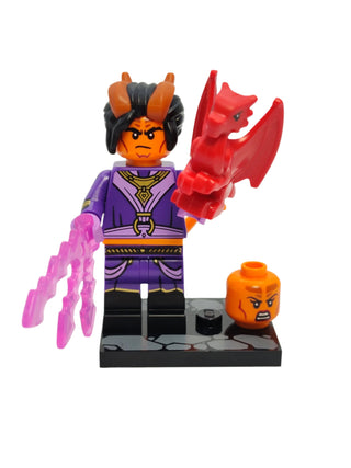 Tiefling Sorcerer, coldnd-3 Minifigure LEGO® Complete with Accessories  