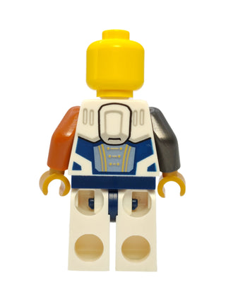 Male Astronaut - White Spacesuit with Bright Light Orange Armor, cty1709 Minifigure LEGO®   