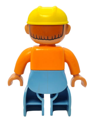 Duplo Figure Bob the Builder - Yellow Construction Helmet, 47394pb029 Minifigure LEGO®   