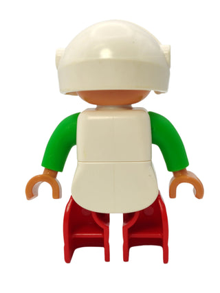 Duplo Figure Male - Race Top with Zipper and Octan Logo, 47394pb183 Minifigure LEGO®   