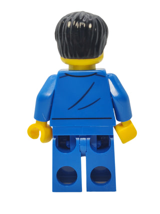 Astronaut - Blue Jumpsuit with Queasy and Open Mouth Smile, cty1040 Minifigure LEGO®   