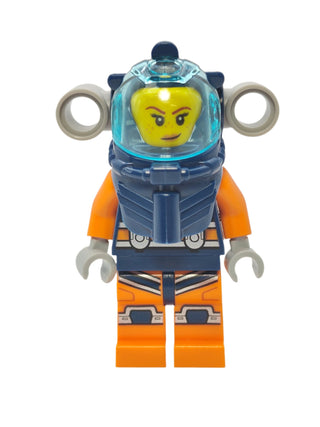 Deep Sea Diver - Dark Blue Helmet with Smirk / Left Eye Squinted, cty1169 Minifigure LEGO®   